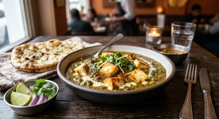 Palak Paneer (Spinach & Paneer)
