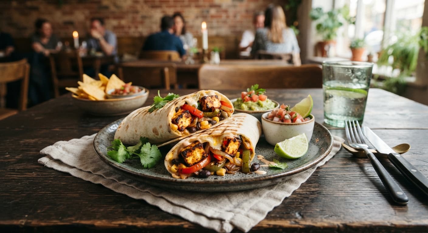 Paneer Fajita Wraps