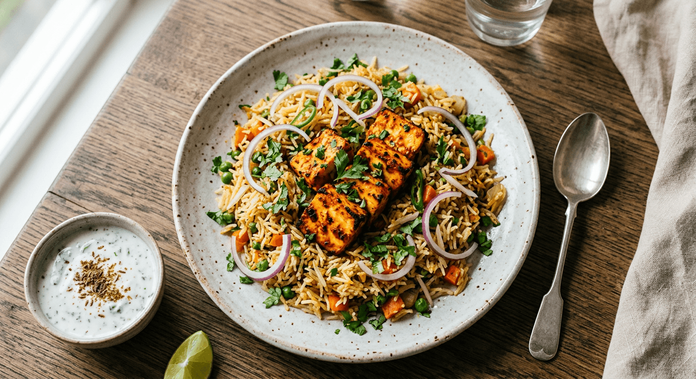 Paneer Tikka Pulao