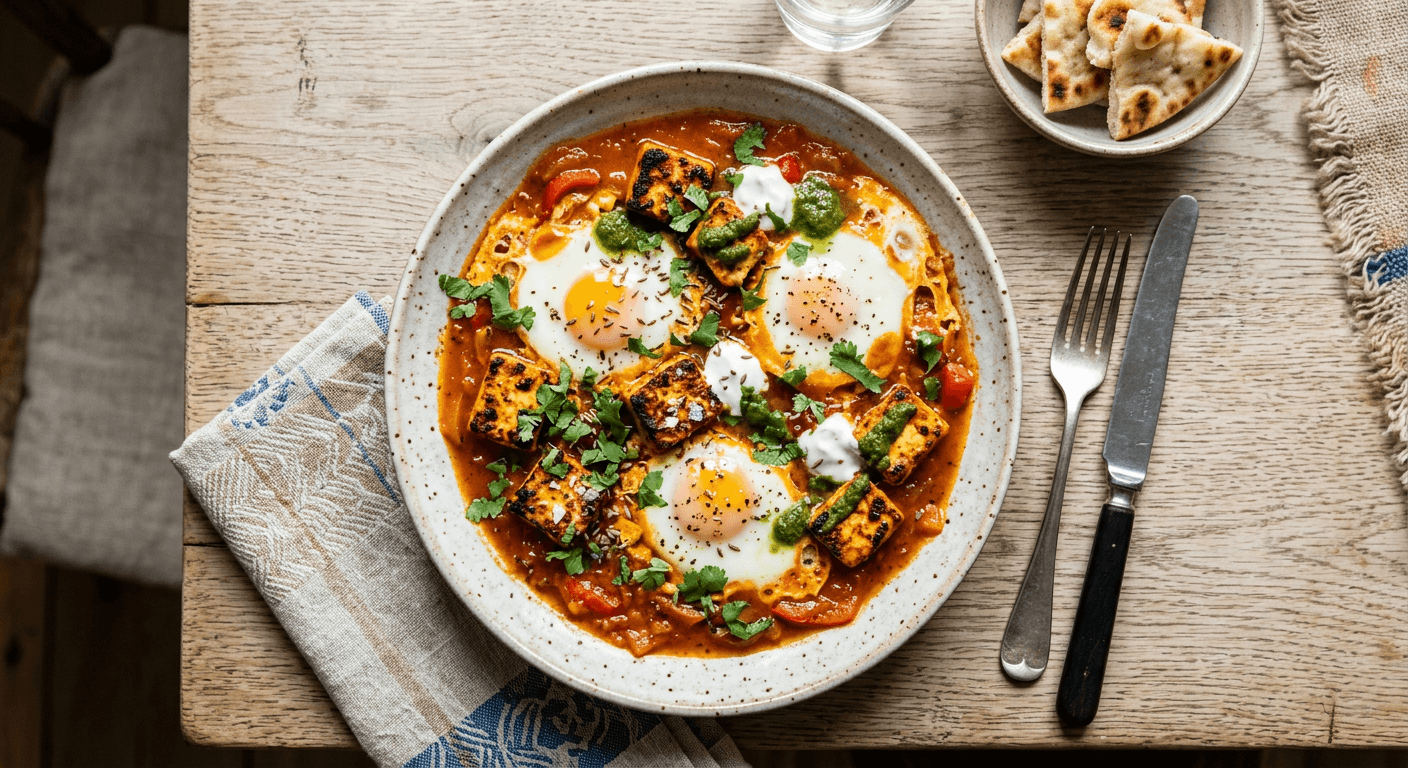 Paneer Tikka Shakshuka