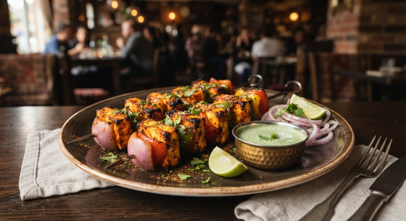 Paneer Tikka Skewers