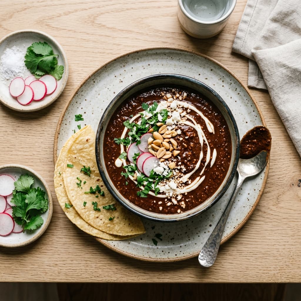 Peanut and Ancho Chile Mole