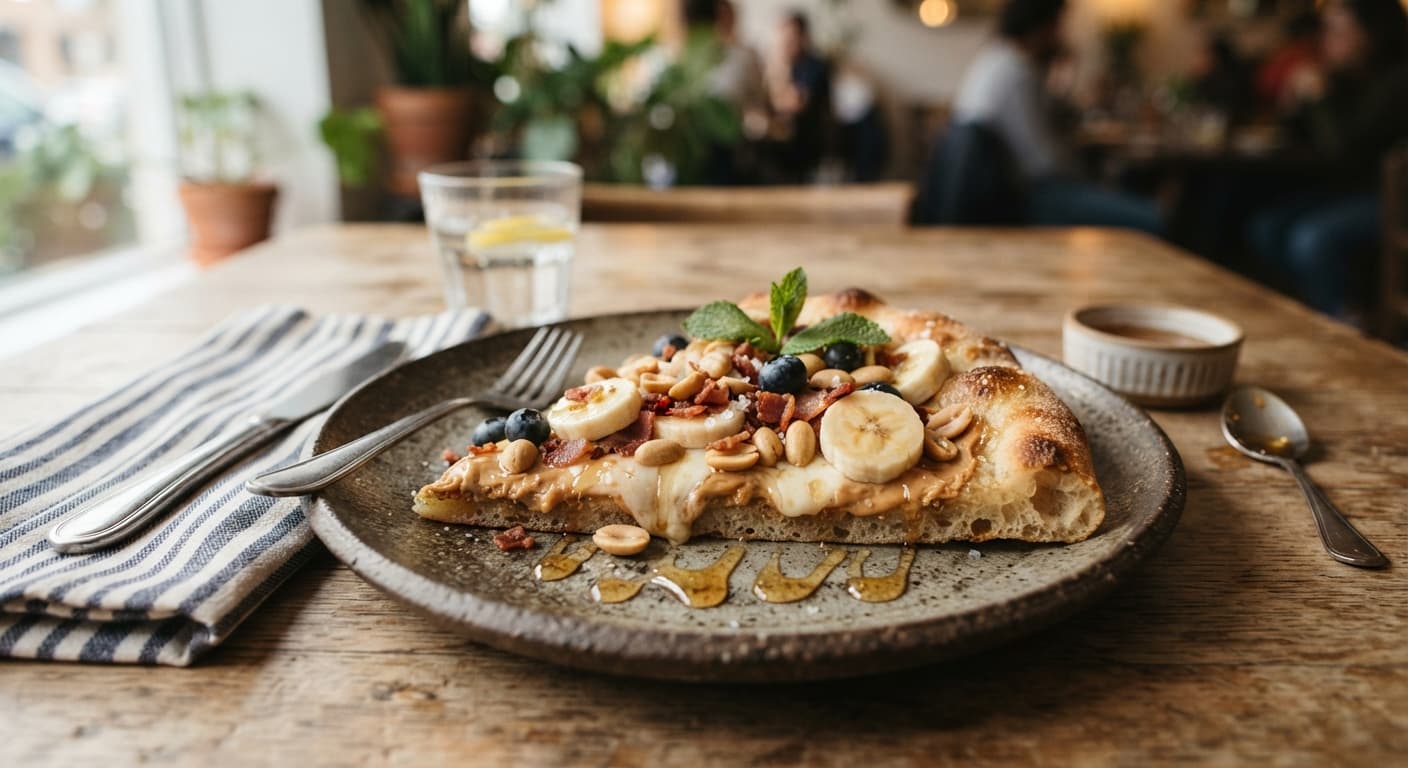 Peanut Butter Honey Flatbread
