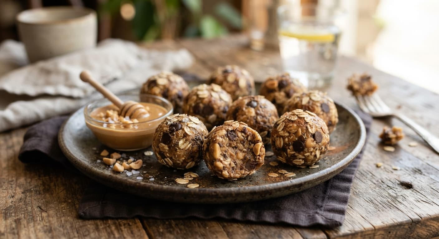 Peanut Oat Energy Bites
