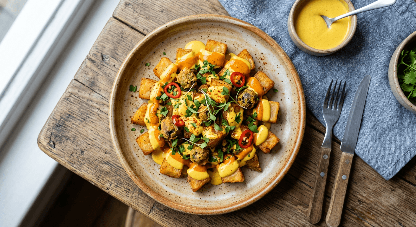 Peruvian Huacaína Bravas