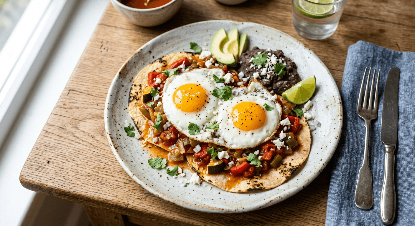 Pisto Manchego Huevos Rancheros