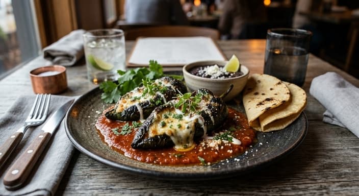 Poblano Cheese Stuffed Peppers