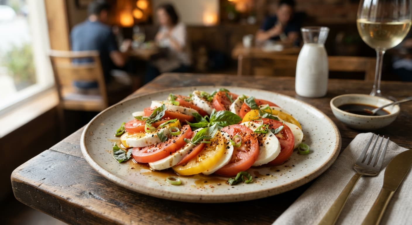 Ponzu Caprese Salad