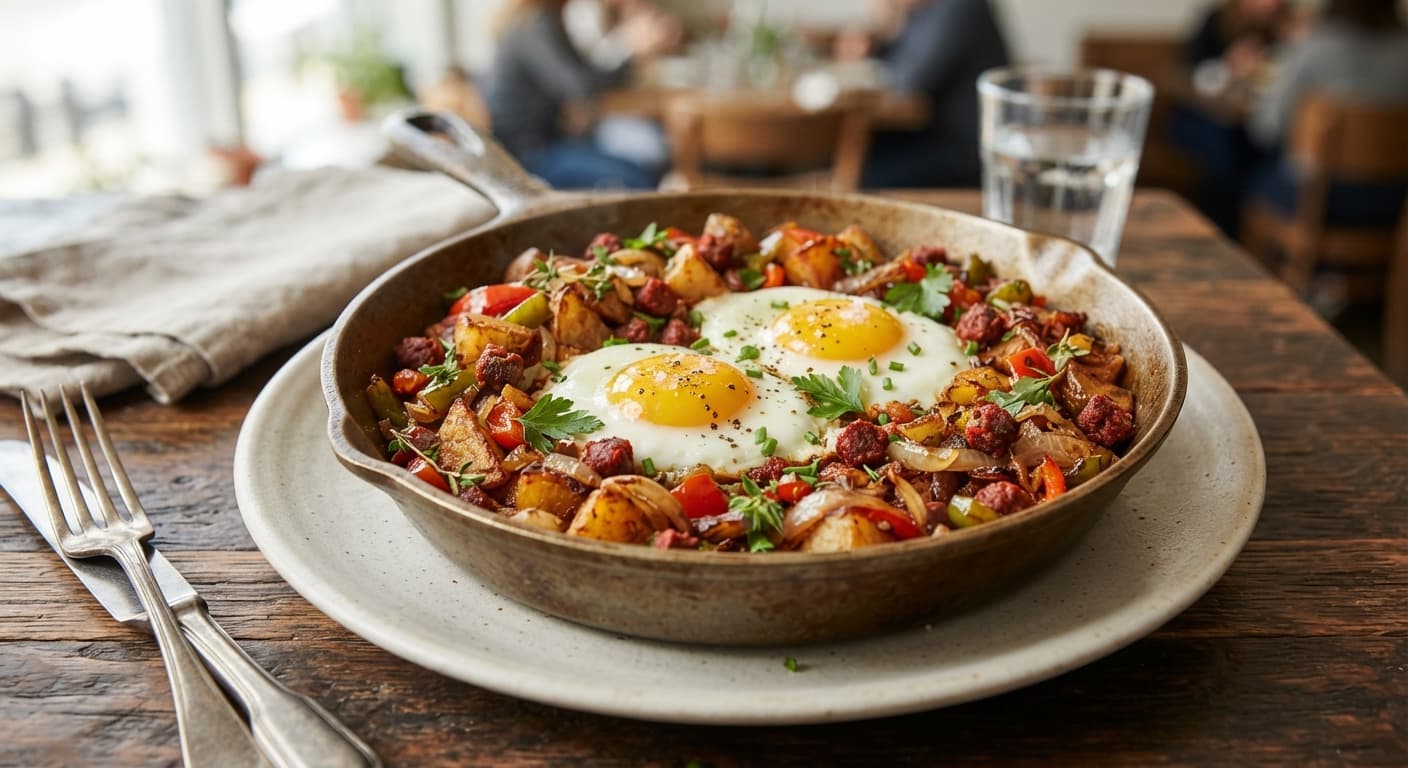 Potato and Egg Breakfast Hash