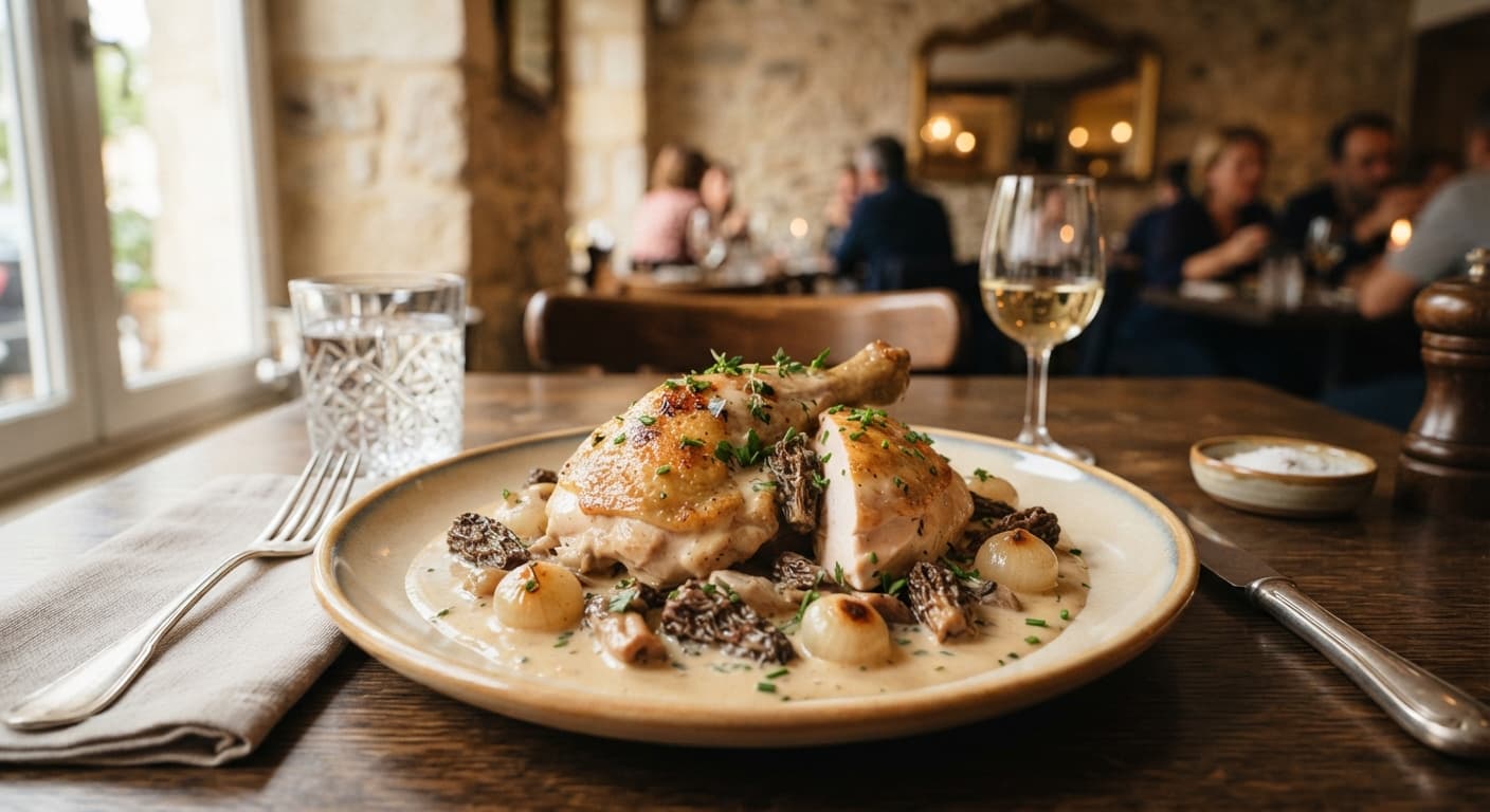 Poulet de Bresse à la Crème
