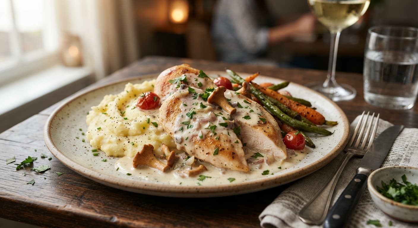 Poulet à la Crème Simplified