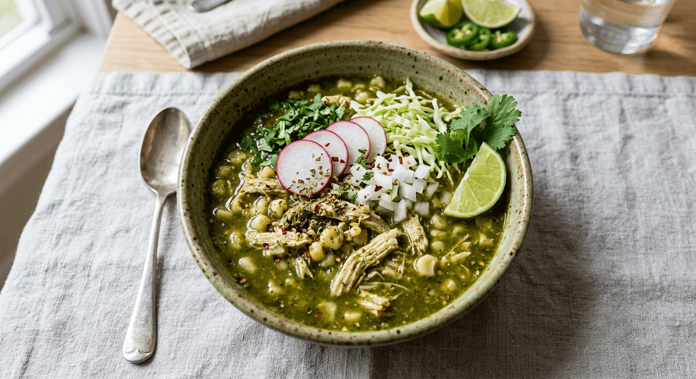 Pozole Verde with Chicken