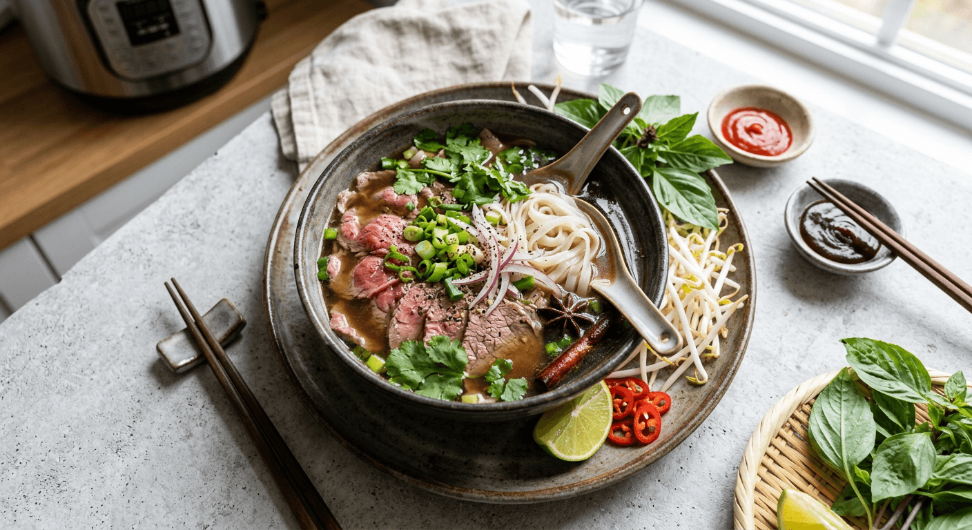 Pressure Cooker Pho Bo