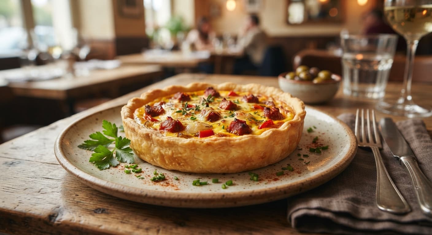 Quiche au Chorizo
