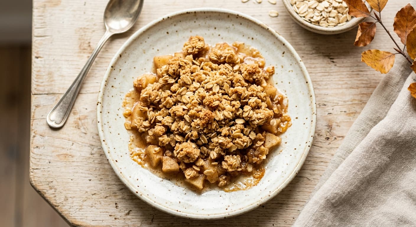Quick Apple Crumble