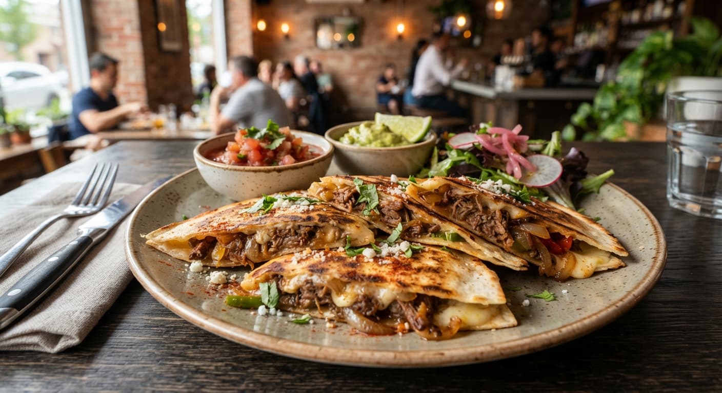 Quick Beef Quesadillas