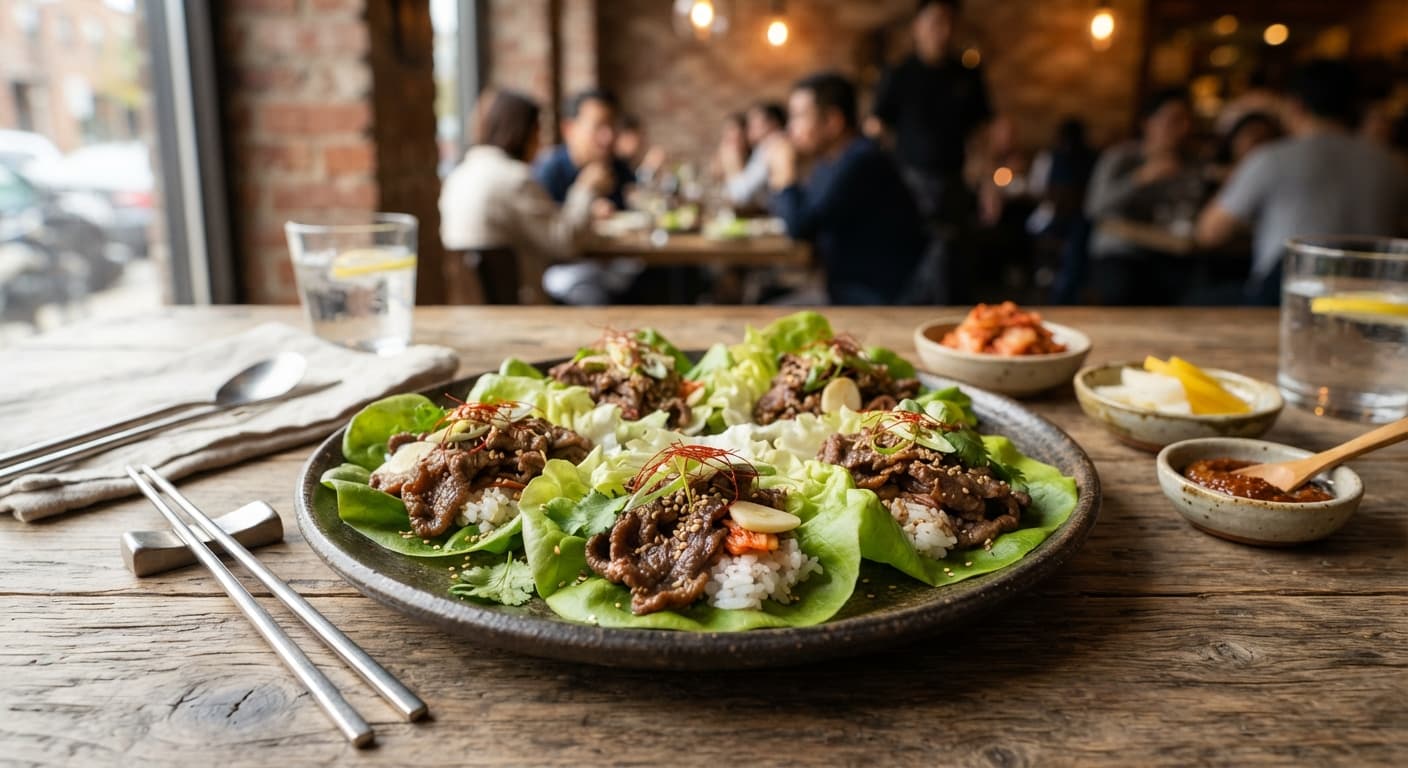 Quick Bulgogi Lettuce Wraps