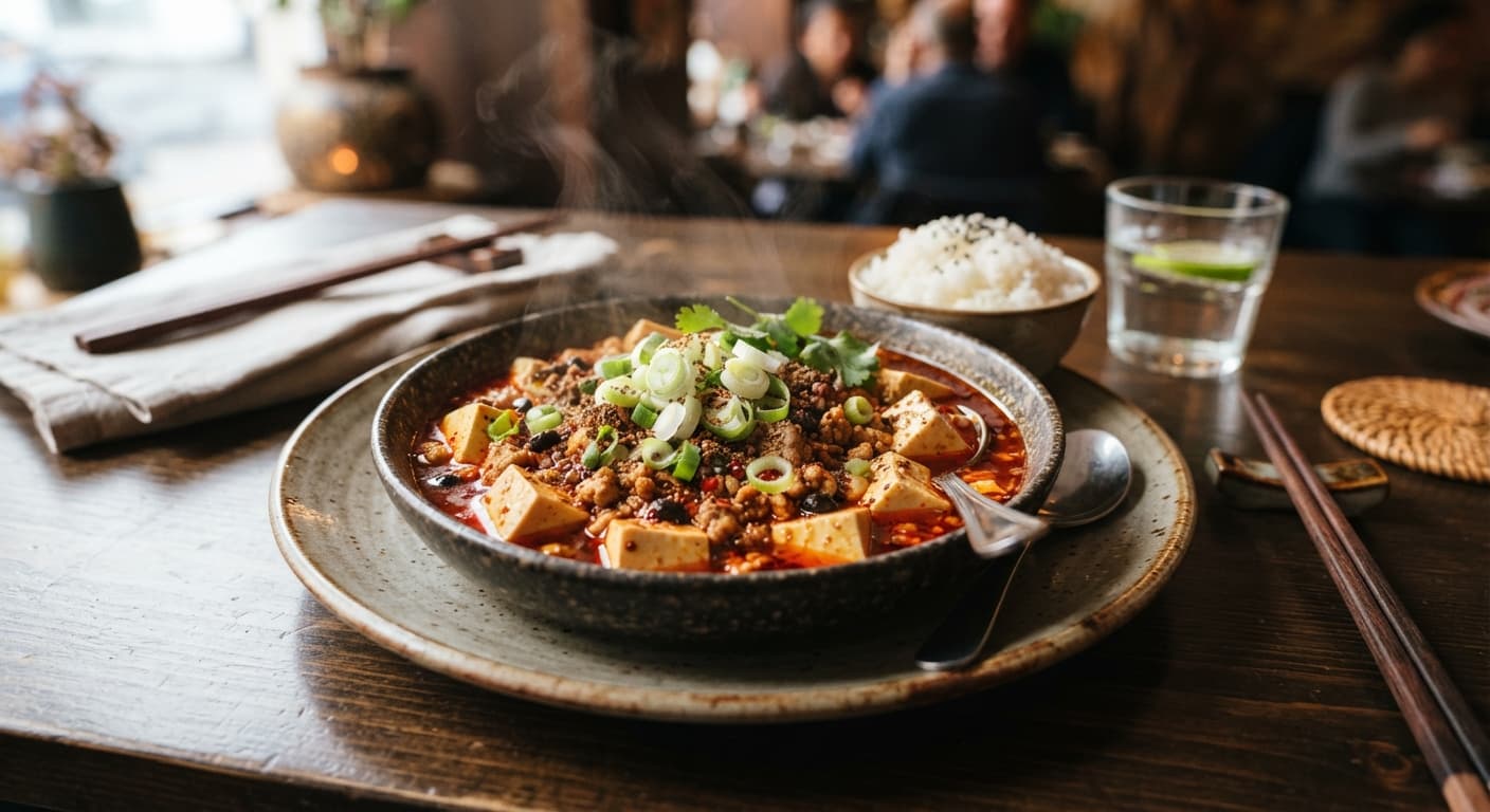 Quick Mapo Tofu (Vegetarian)