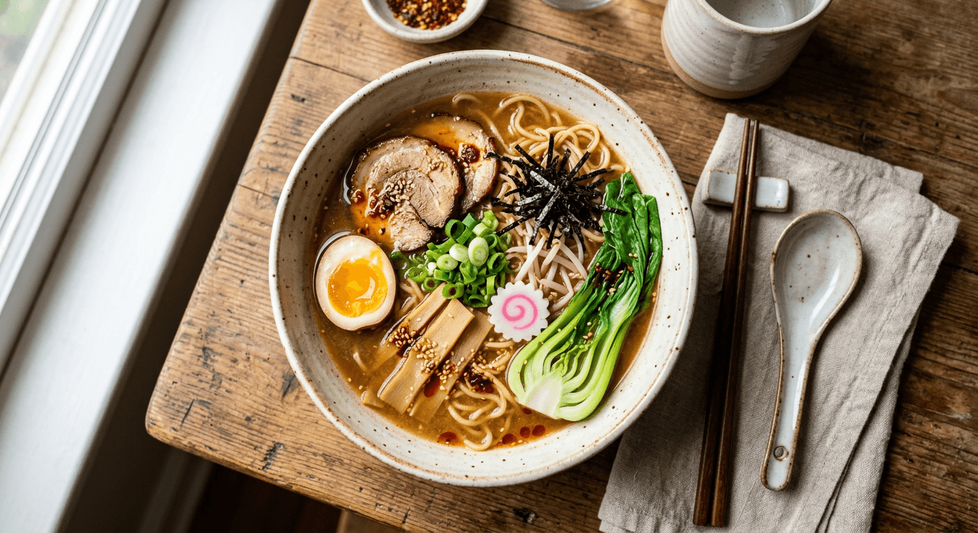 Quick Miso Noodle Soup