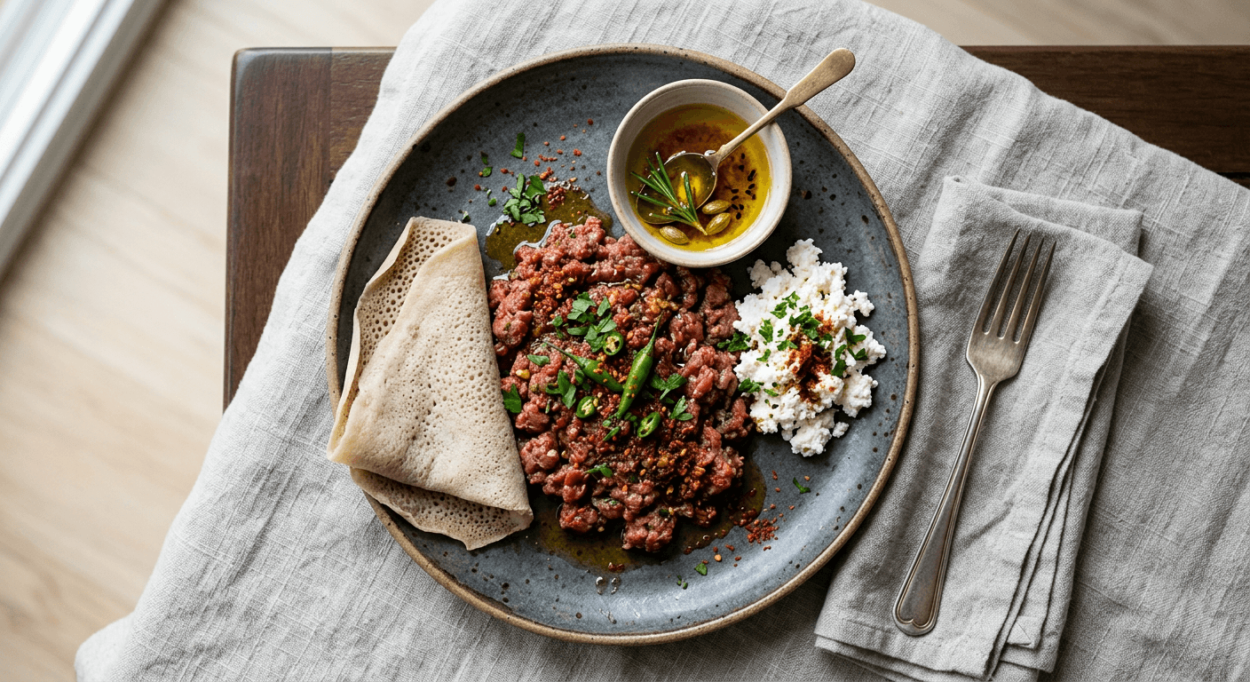 Quick Niter Kibbeh Kitfo