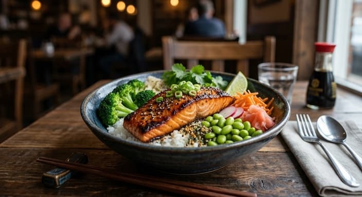 Quick Teriyaki Salmon Bowl