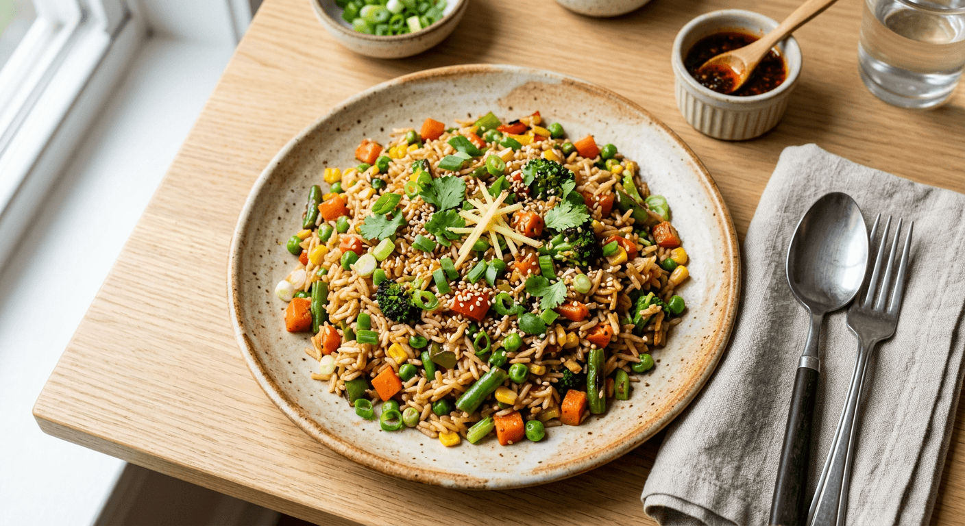 Quick Vegetable Fried Rice