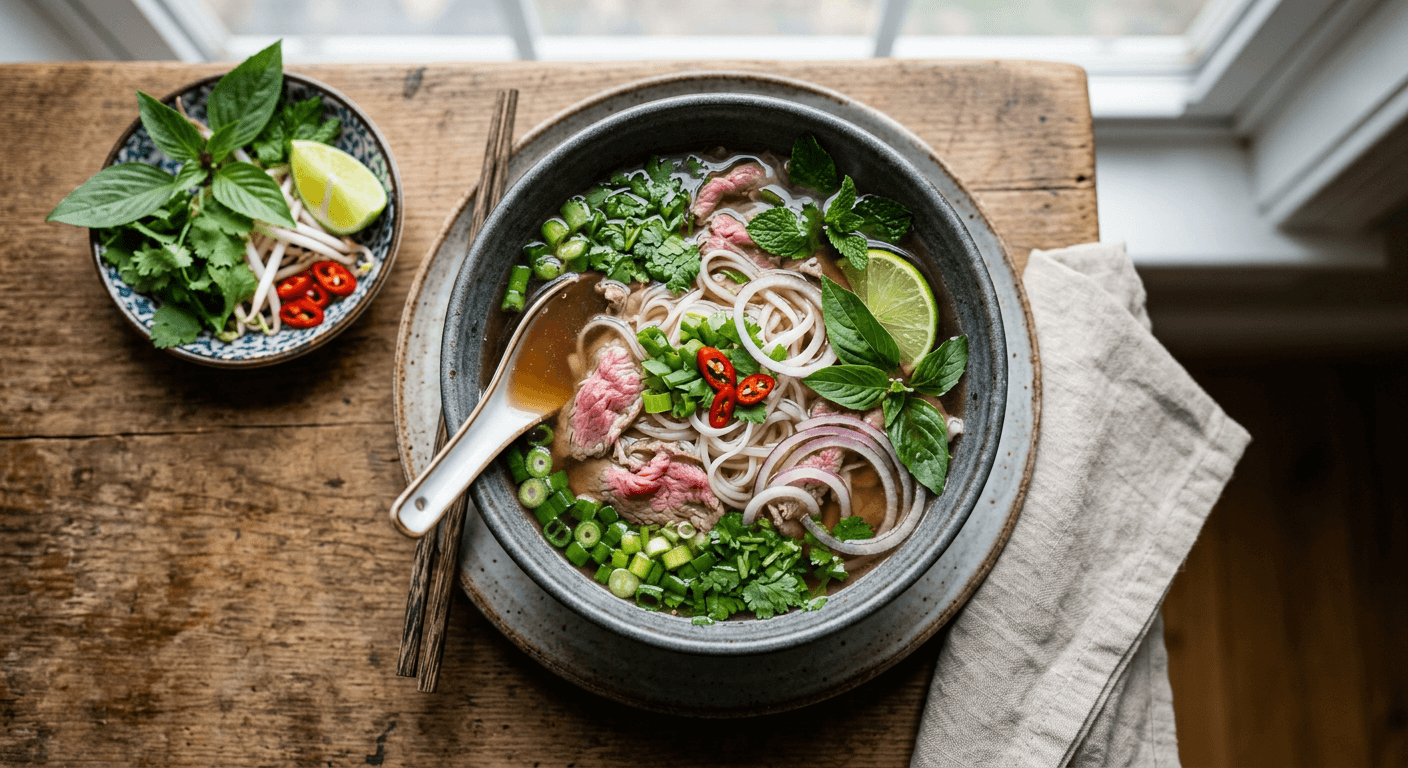 Quick Weeknight Beef Pho