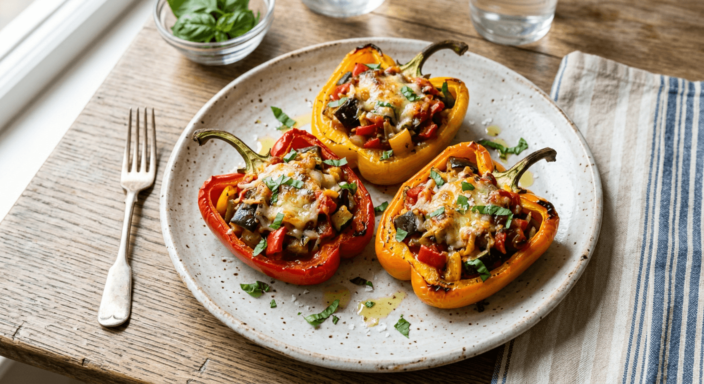 Ratatouille Stuffed Peppers