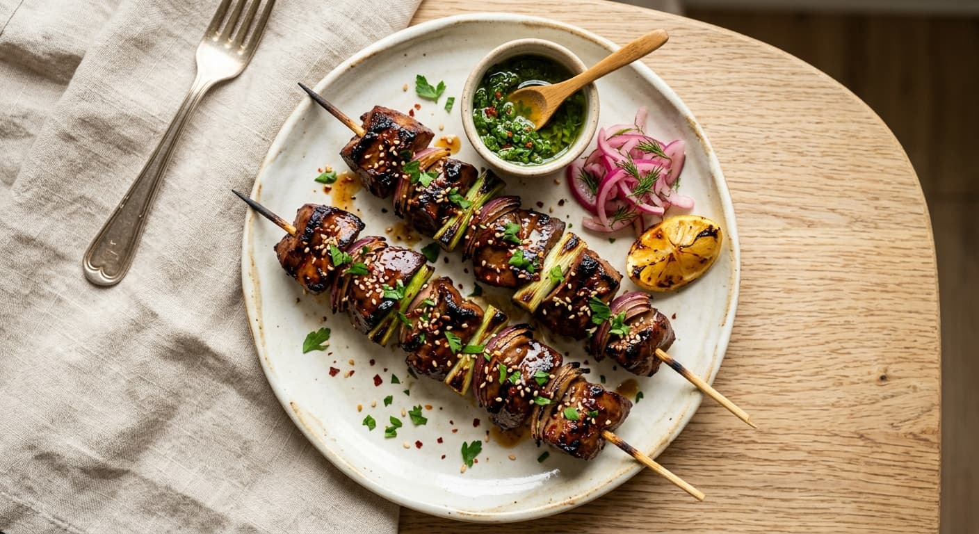 Reba (Chicken Liver Skewers)