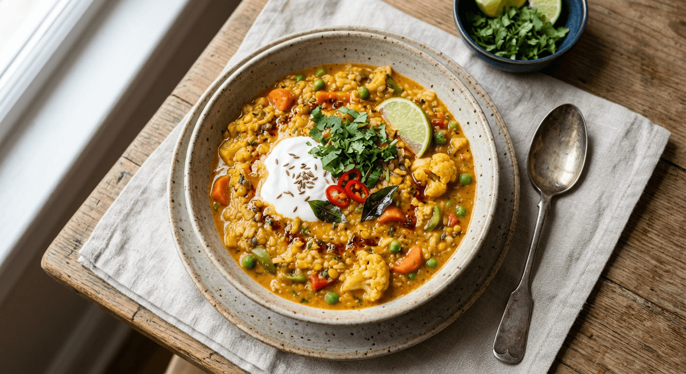 Red Curry Khichdi