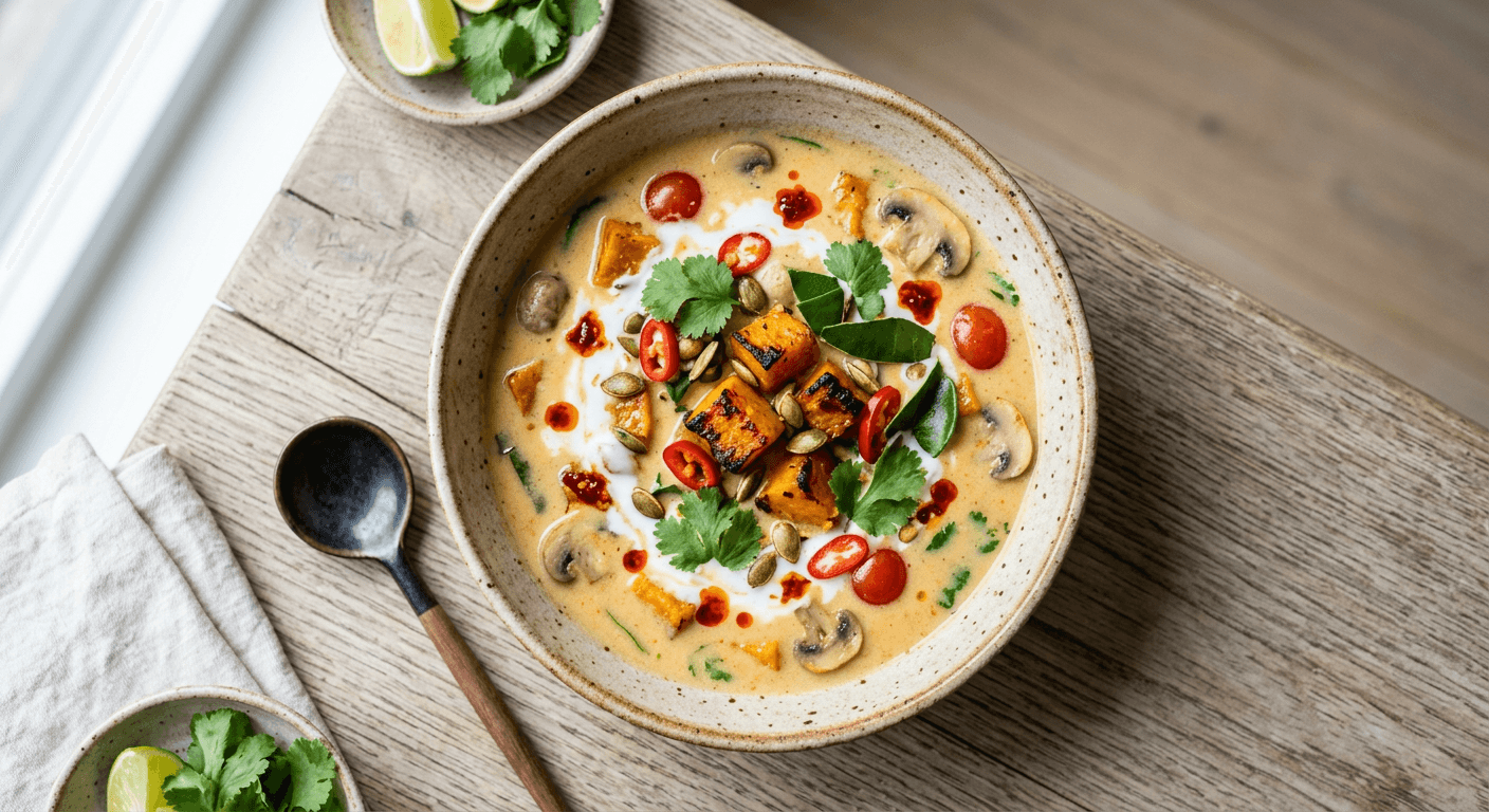 Roasted Pumpkin Tom Kha