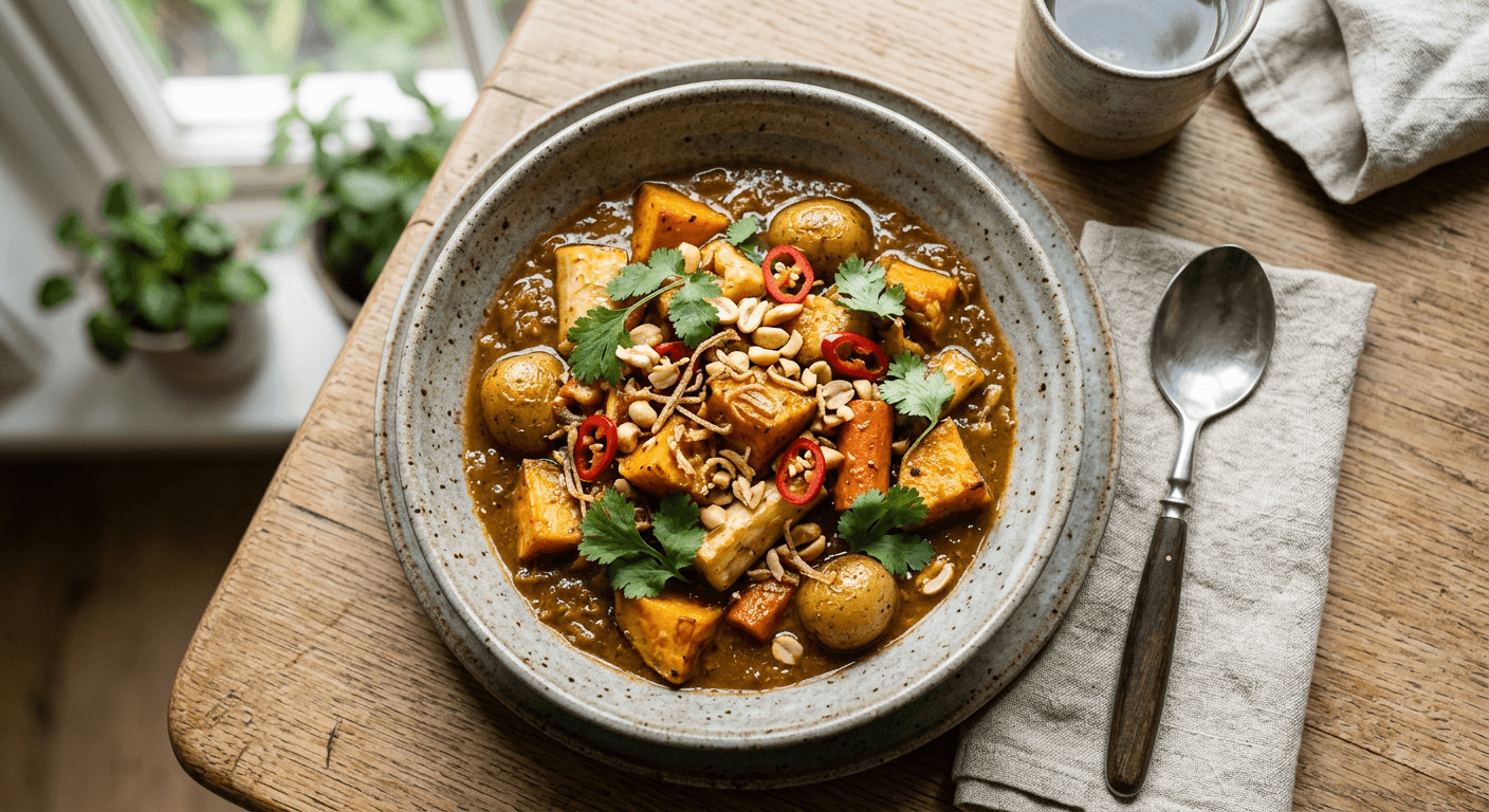 Roasted Root Vegetable Massaman
