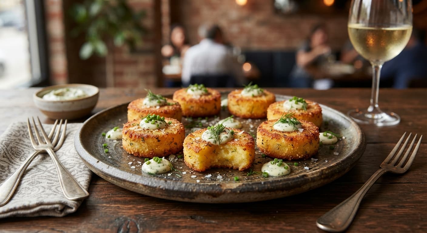 Savory Potato-Polenta Bites