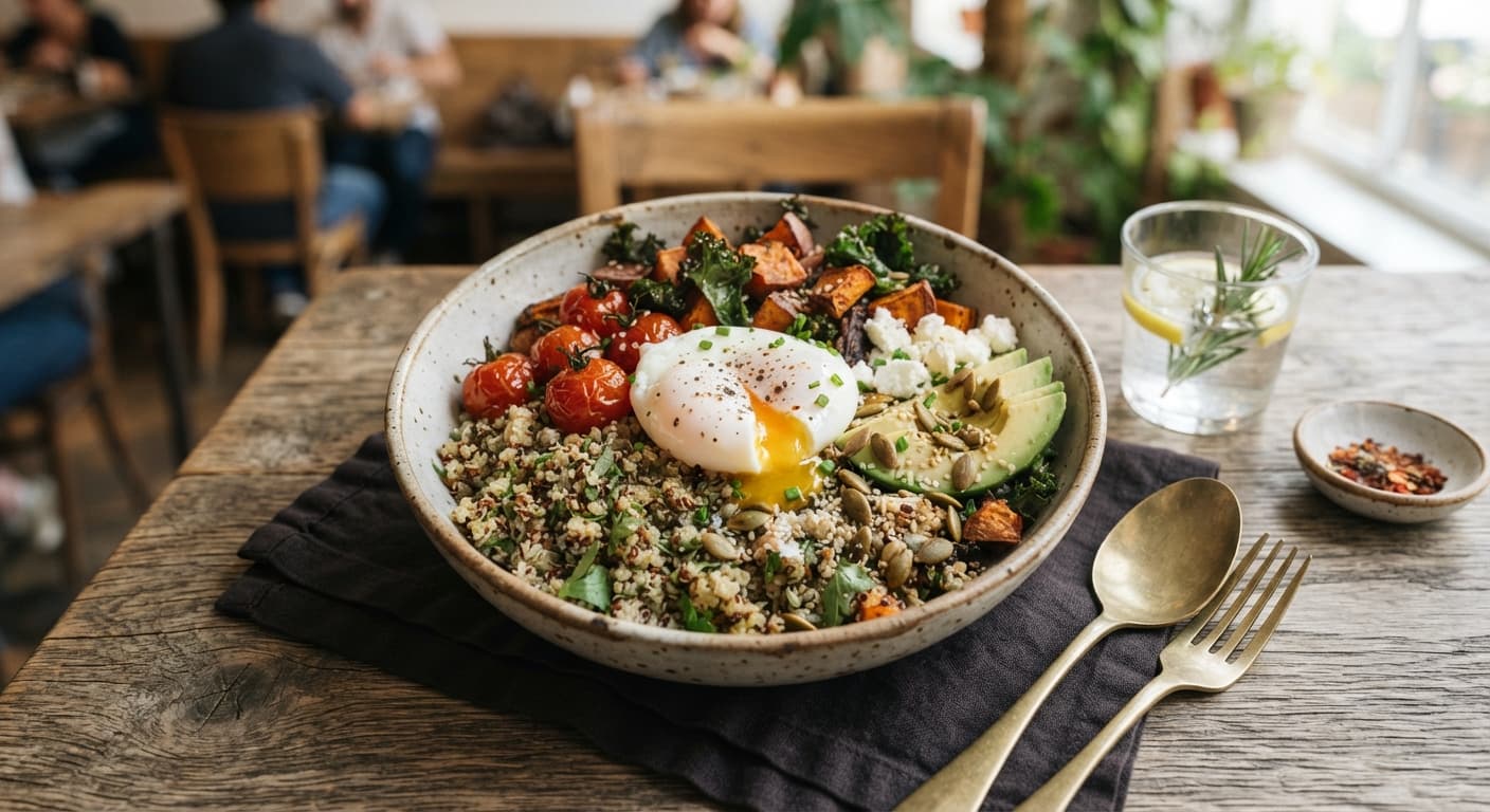 Savory Quinoa Breakfast Bowl