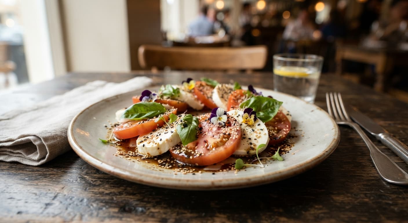 Sesame Caprese Salad