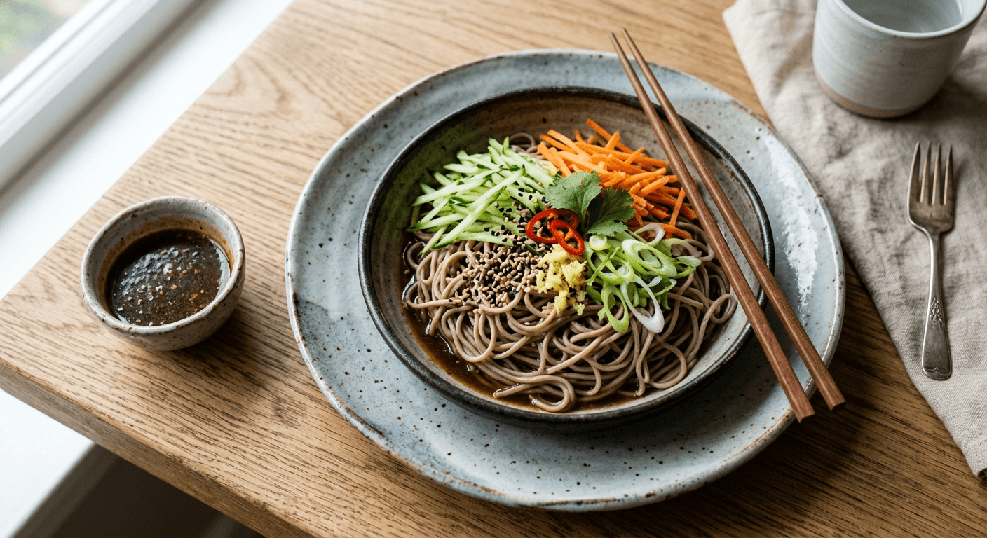 Sesame Ginger Cold Soba