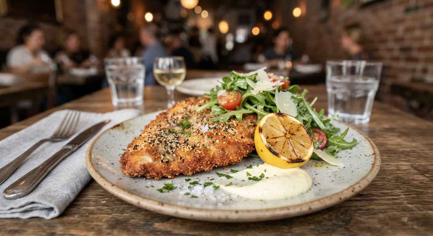 Sesame Panko Chicken Milanese