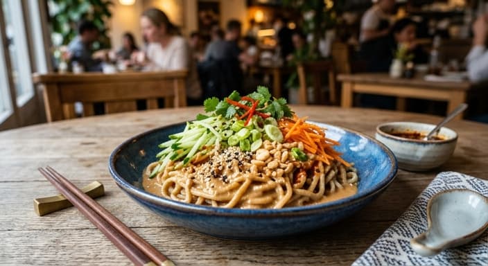 Sesame Peanut Cold Noodles