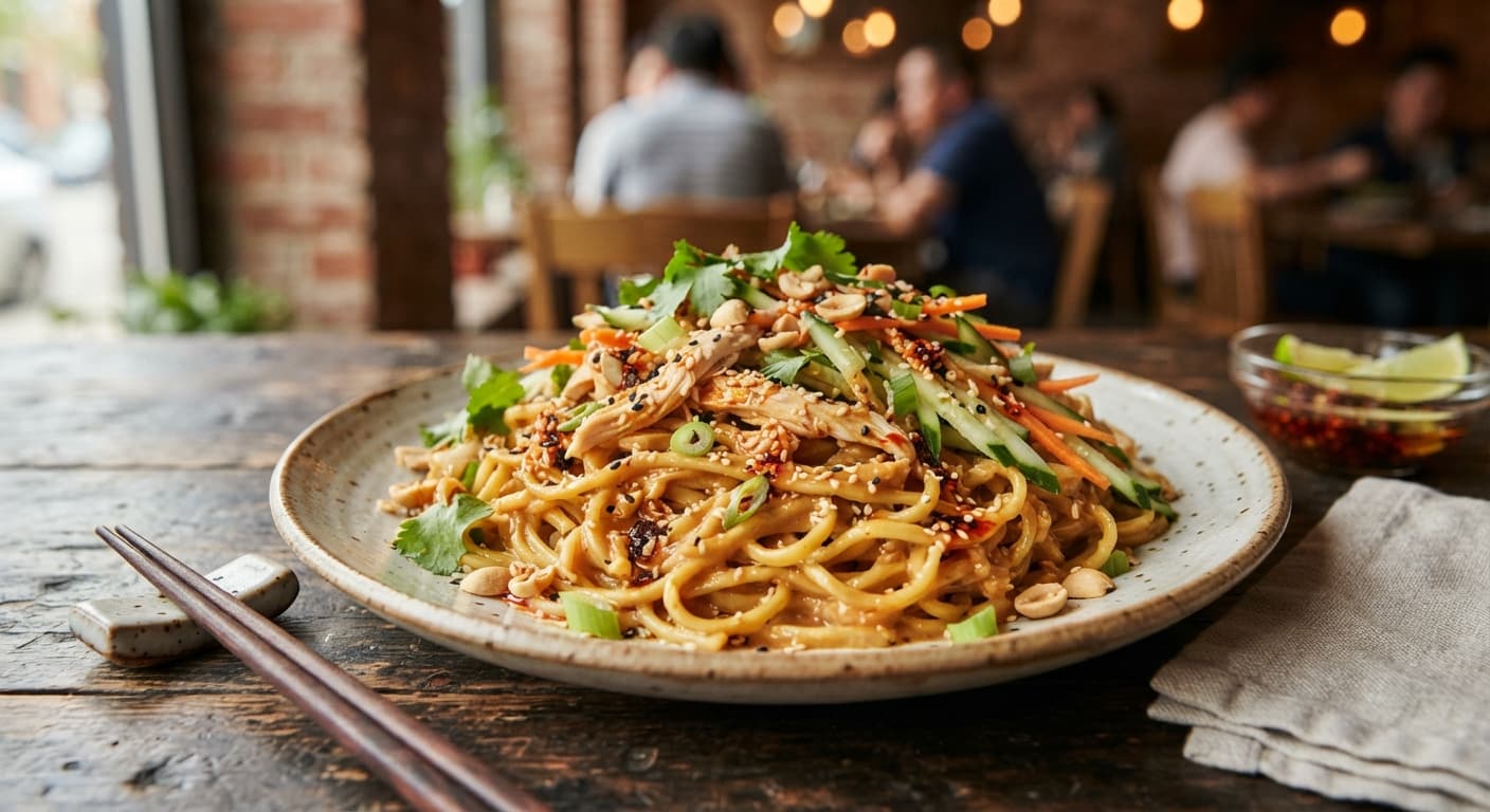 Sesame Peanut Noodles