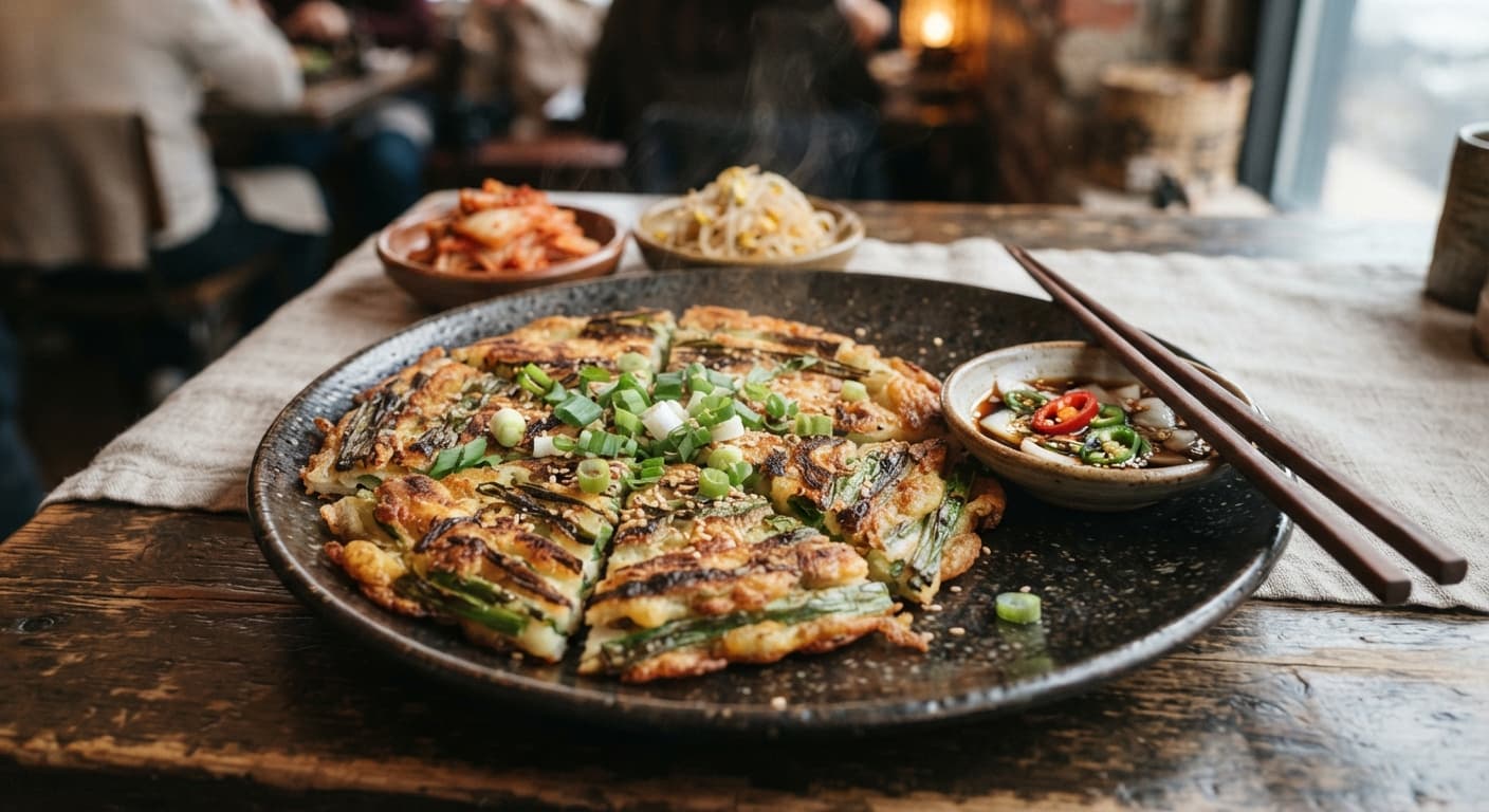 Simple Korean Pancakes (Pajeon)