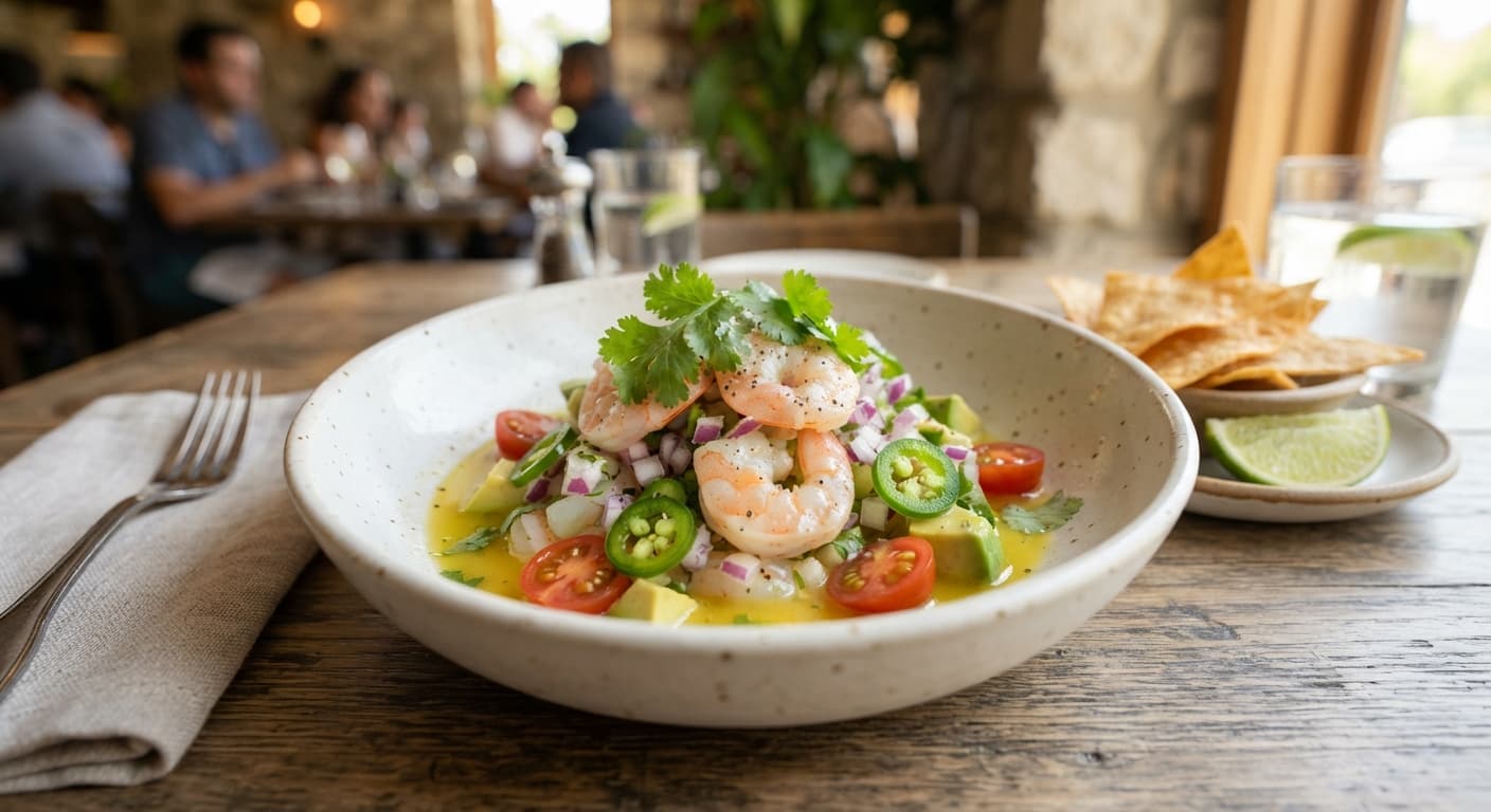 Simple Shrimp Ceviche