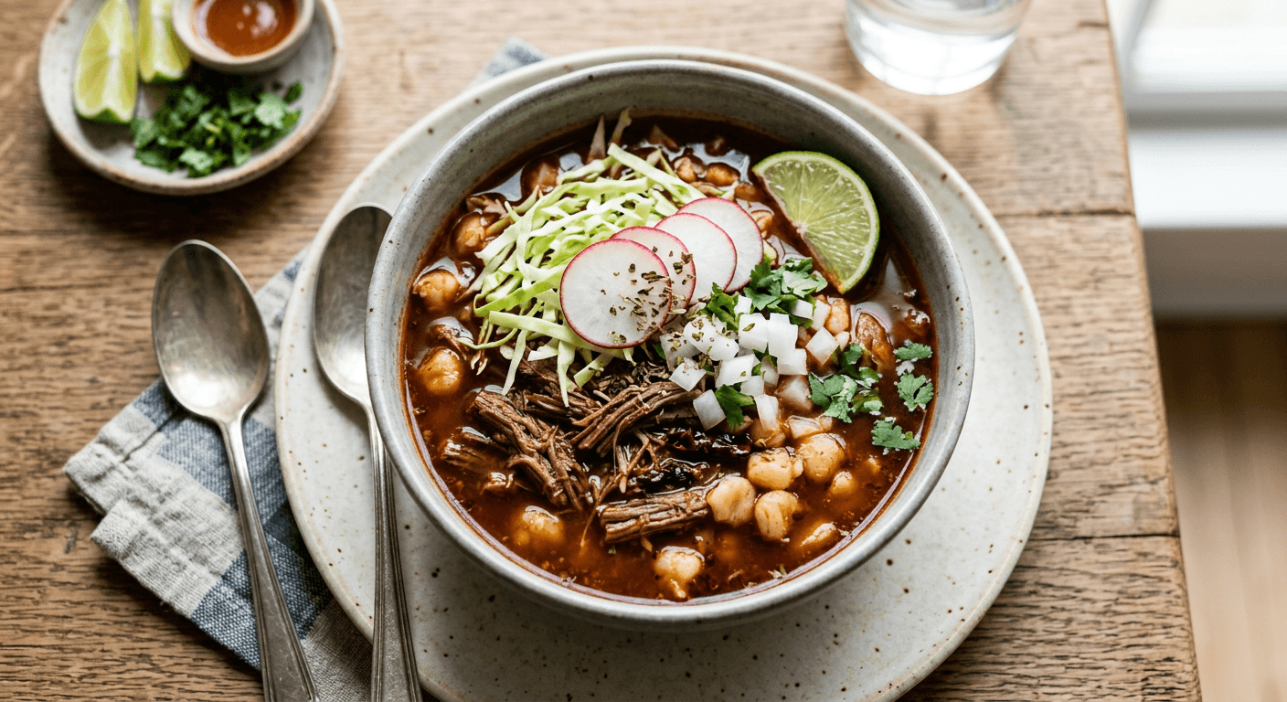 Slow Cooker Beef Pozole