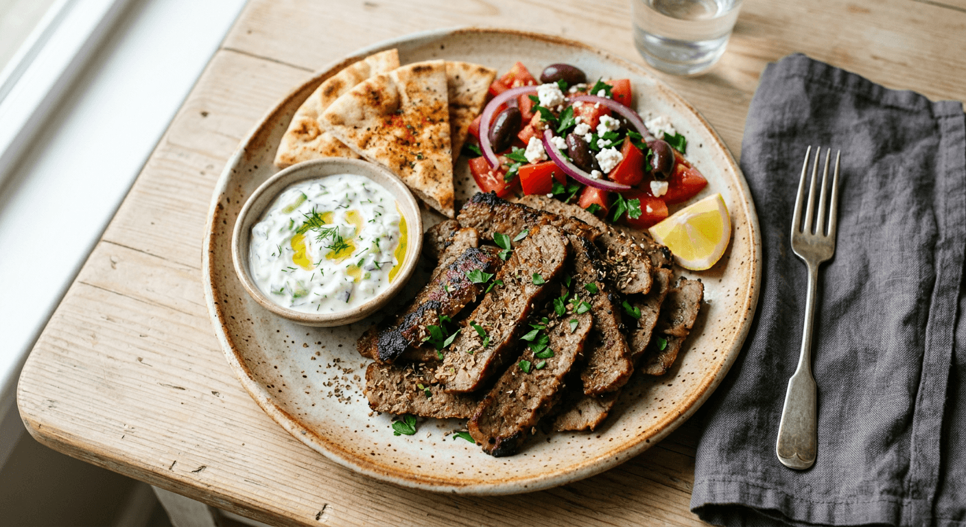 Slow Cooker Gyro Meat