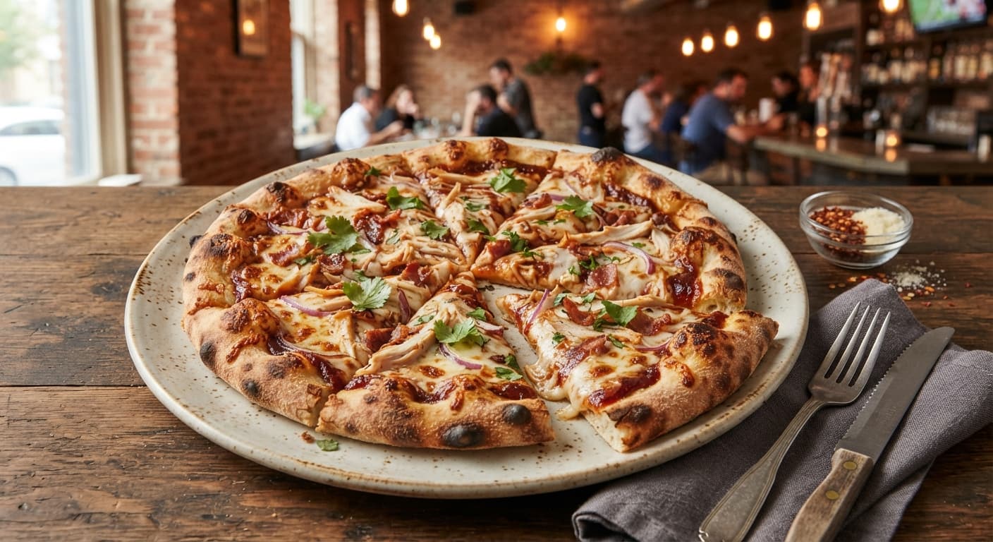 Smoked BBQ Chicken Pizza