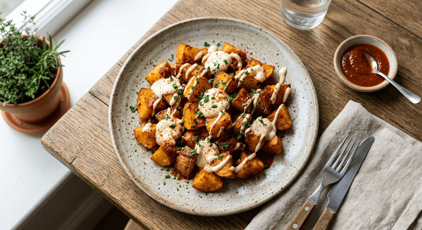 Smoked Paprika Roast Bravas
