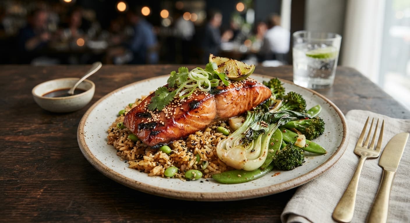 Smoked Teriyaki Glazed Salmon