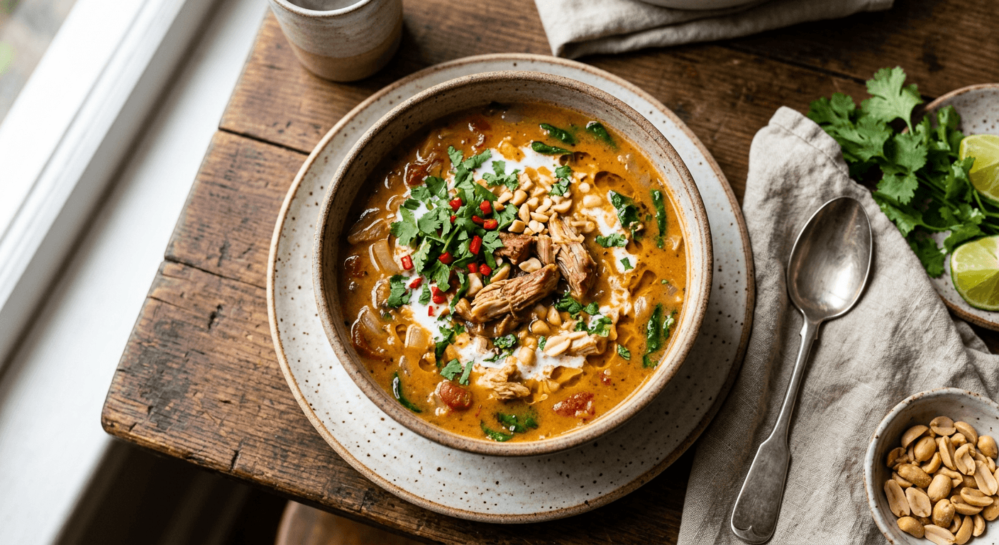 Smoked Turkey Groundnut Soup