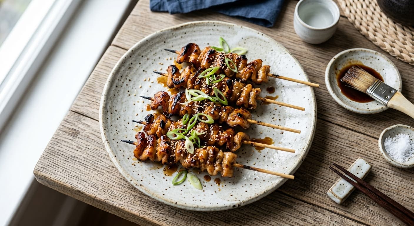 Smoked Yakitori Kawa