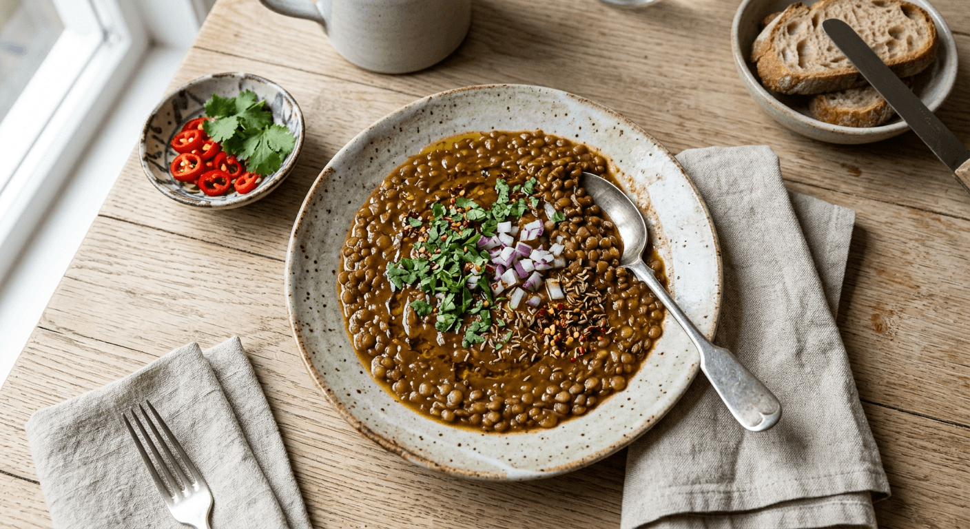 Smoky Berbere Lentils