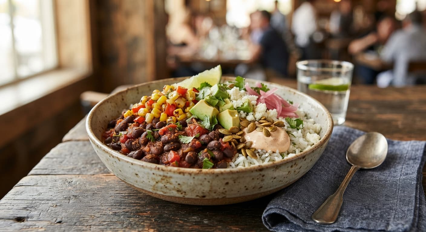 Smoky Black Bean and Rice Bowl